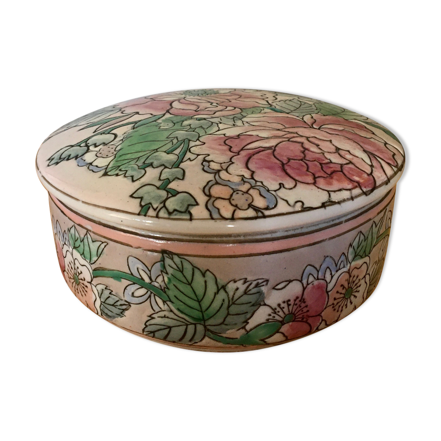 Flowery jewelry box