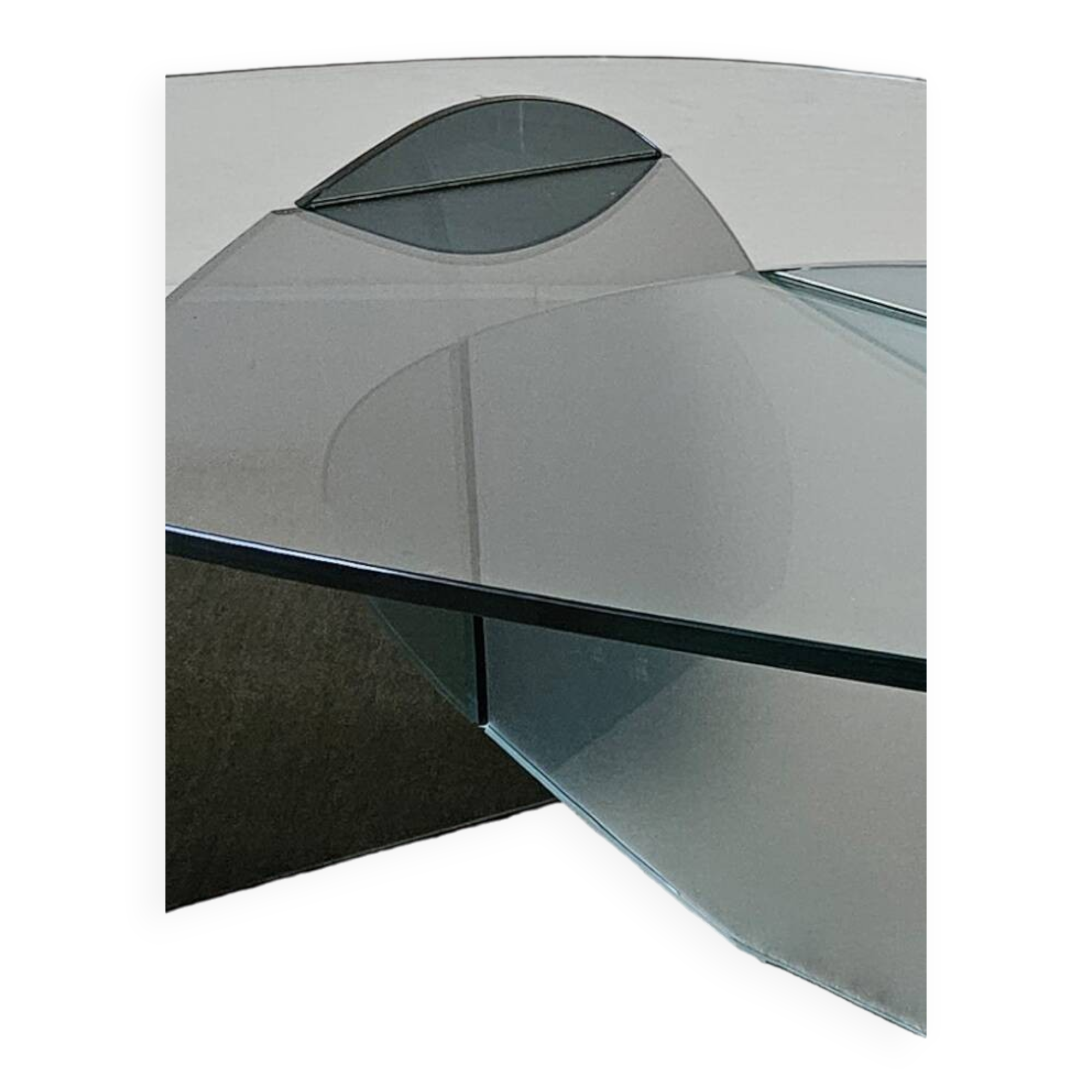 Table basse en verre