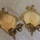 Pair Of Mid Century Swedish Brass Sconces