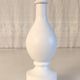 Wooden lamp foot turned by Philippe Capelle – 60s/70s