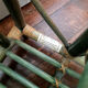 Indonesian magazine holders made of bamboo and vintage green rattan