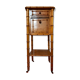 Bedside bamboo collection circa 1870 Napoleon III pitchpin cherry marble