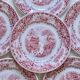 Antique Dutch plates signed Maastricht "Old England"