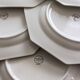6 assiettes plates octogonales modèle Héritage - Johnson Brothers