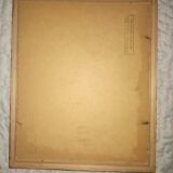 Impressionist painting oil on cardboard signed Pierre Villain walking scene