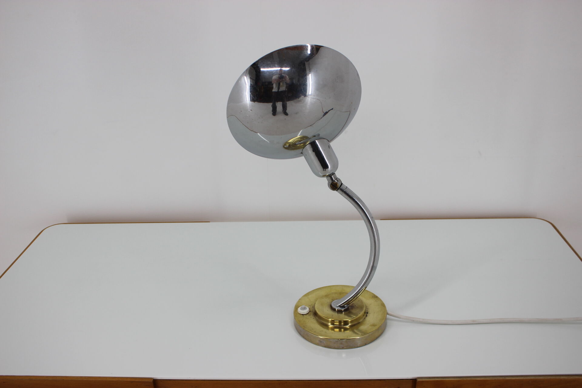 Mid-century metal table lamp, 1950´s.