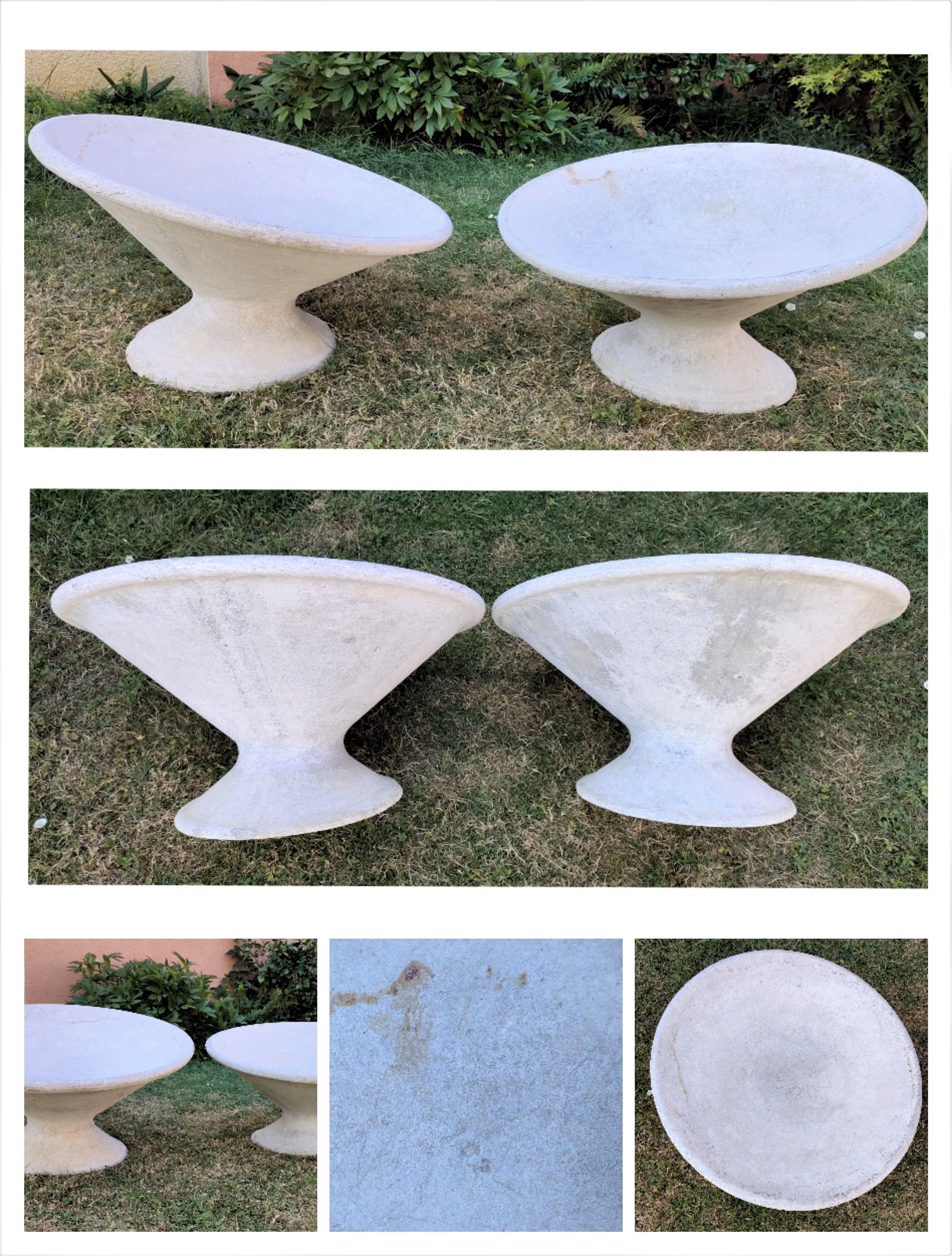 Fibre cement planter from the 1960s