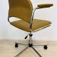 Vintage Mustard Office Chair by Kovona Model K-107  from Czechoslovakia 1979