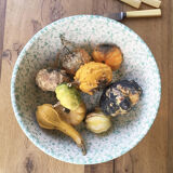 Green speckled flat XL