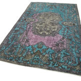 Hand-knotted antique turkish 1970s 163 cm x 280 cm