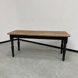 Farm table desk turned legs