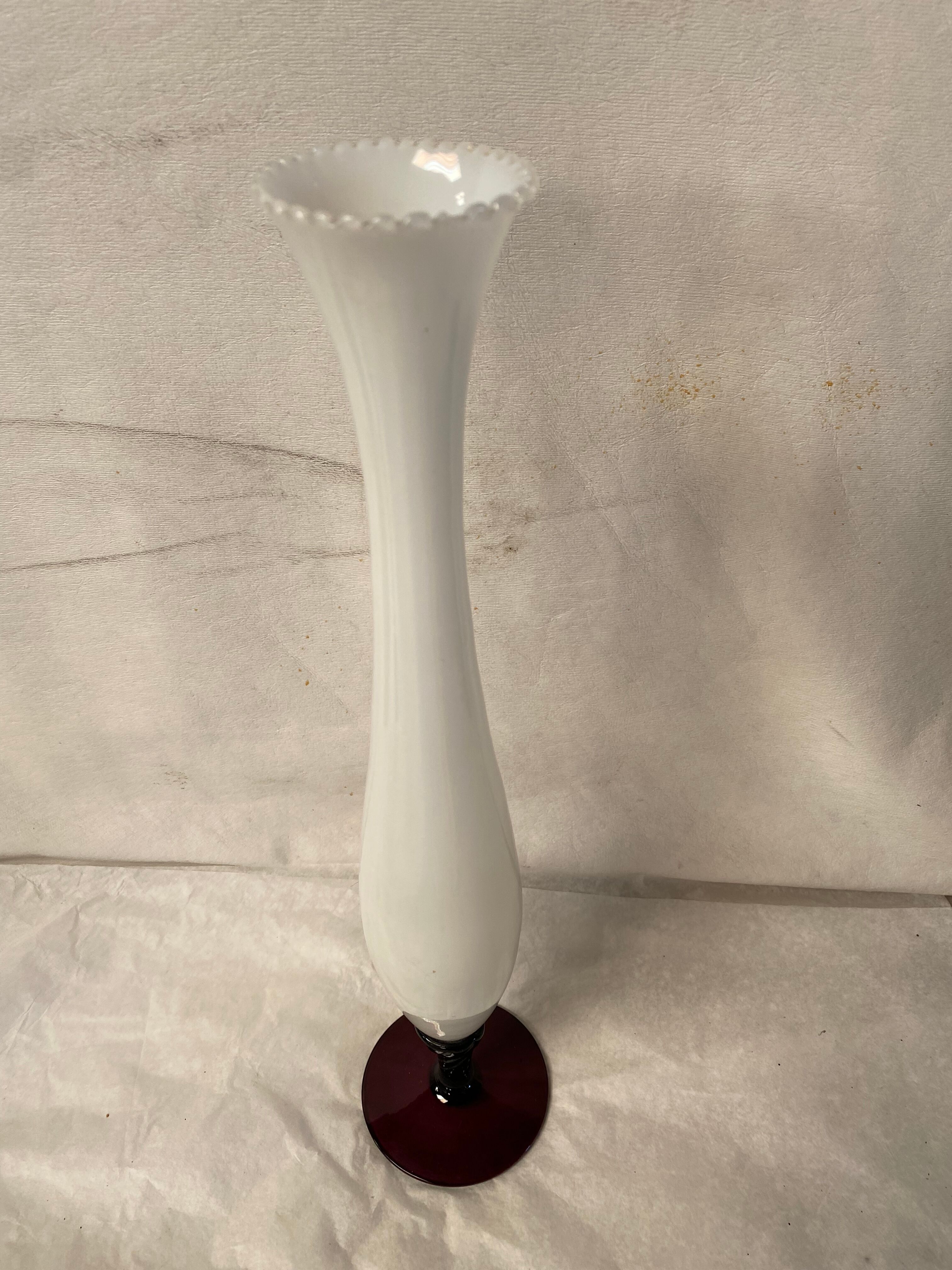 Vintage opaline vase