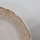 White and golden dessert plates Villeroy and Boch