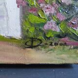 French oil painting, signed CD, 2002