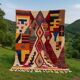 Moroccan Boujaad Rug – Handwoven Colourful Geometric Wool Carpet 150/250cm