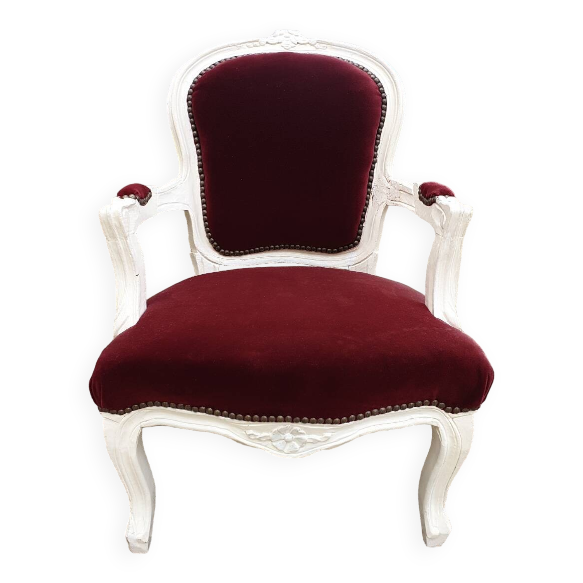 Louis XV child's cabriolet armchair