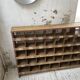 Meuble de métier pin à cases XL 250cm