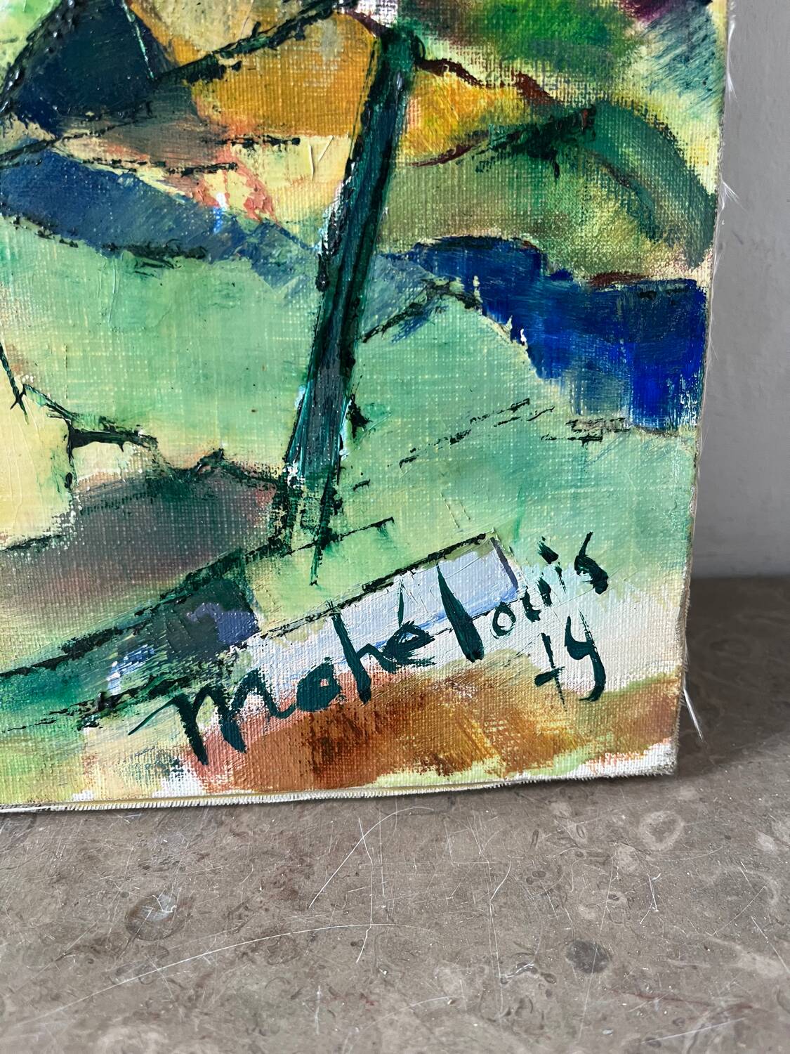 Southern landscape by Louis Mahé 79