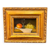 Petite nature morte aux raisins et pomme