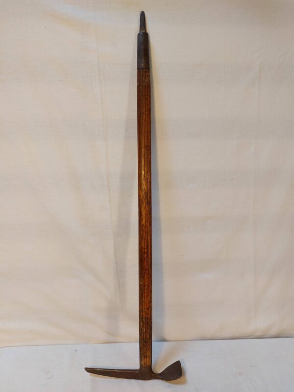 Ancien Piolet de montagne Claudius Simond Chamonix Mont-Blanc 83 cm