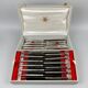 Set of 24 silver-plated knives SFAM, filet model.