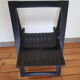 Chaise pliante noire