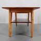 1960s Danish Coffee Table in Teak and Oak, Restored Scandinavian Modern Des