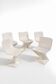 Set of 5 fibre chairs 1970