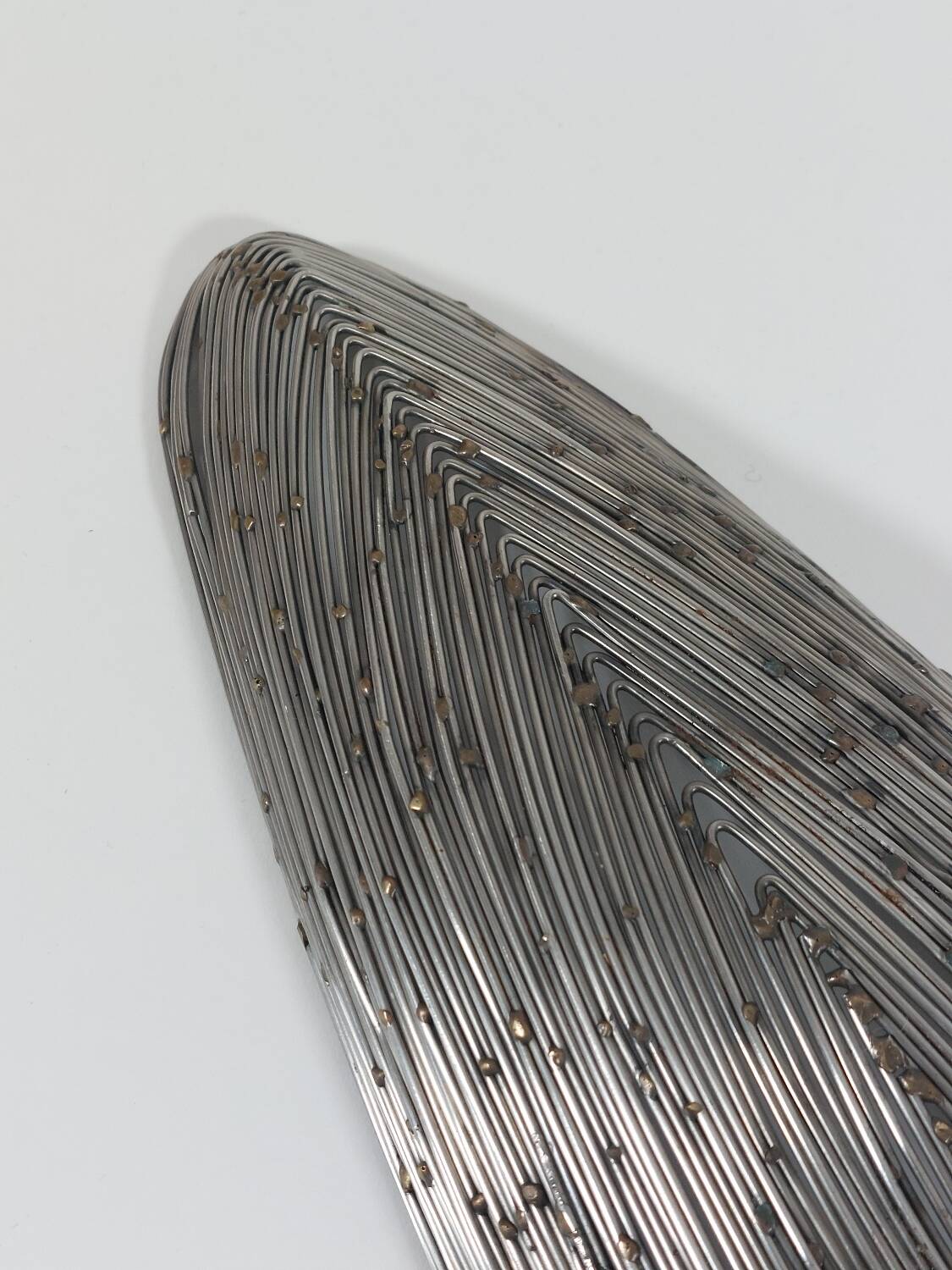 Brutalist handmade fruit bowl, mid-20th century.