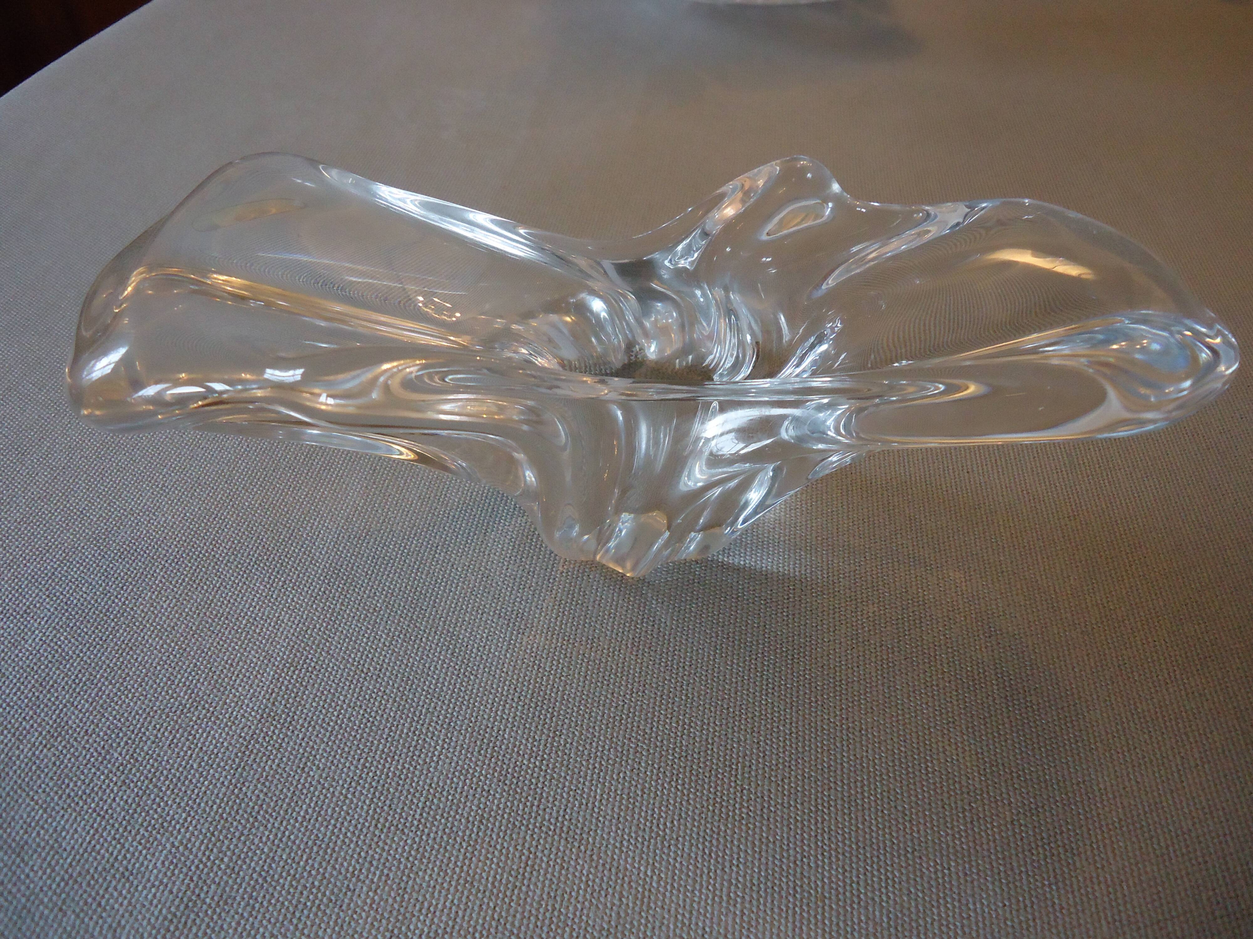 Baccarat crystal ashtray catchall Model Avila