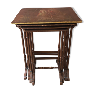 Tables gigognes epoque 1900 avec