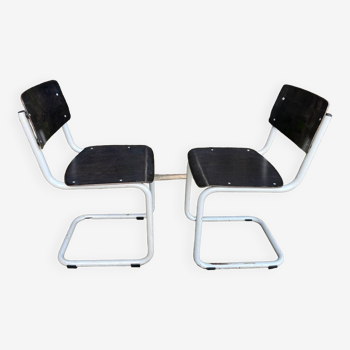 Pair of industrial chairs