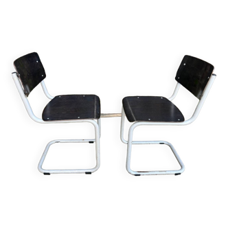 Pair of industrial chairs