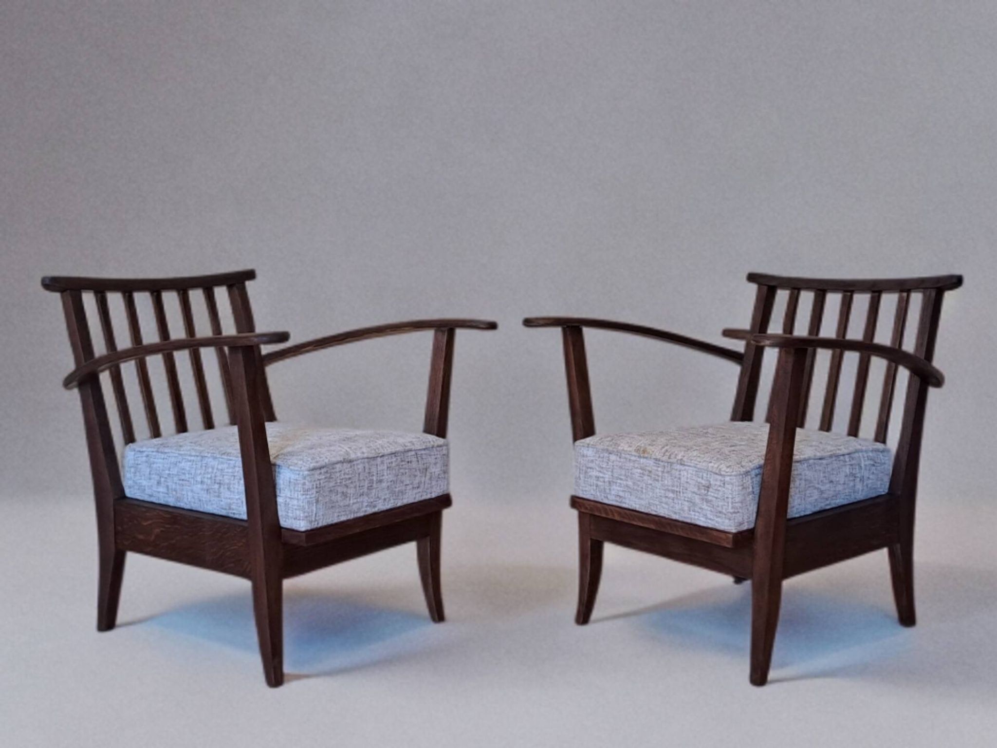 Paire de fauteuils ULUV tchèques, 1950