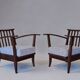 Pair of ULUV armchairs, Czech vintage 1950s
