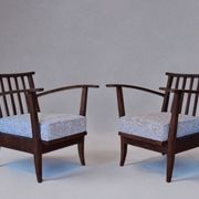 Paire de fauteuils ULUV tchèques, 1950