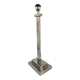Large chrome lamp base