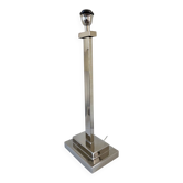 Pied de lampe chromé