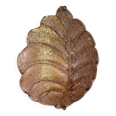Applique murale en verre de Murano rose avec glaçage, Italie, années 1970.