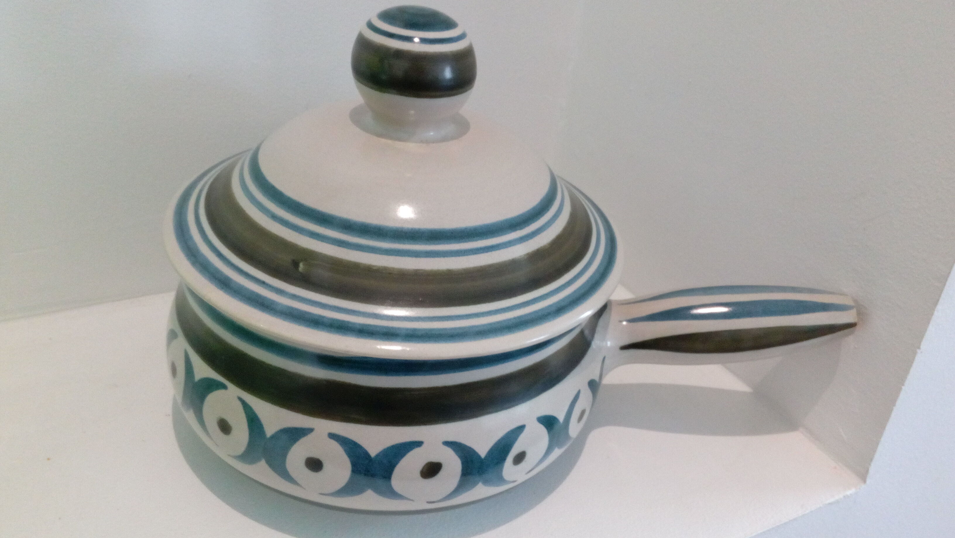 Soup tureen and skillet from the 70s