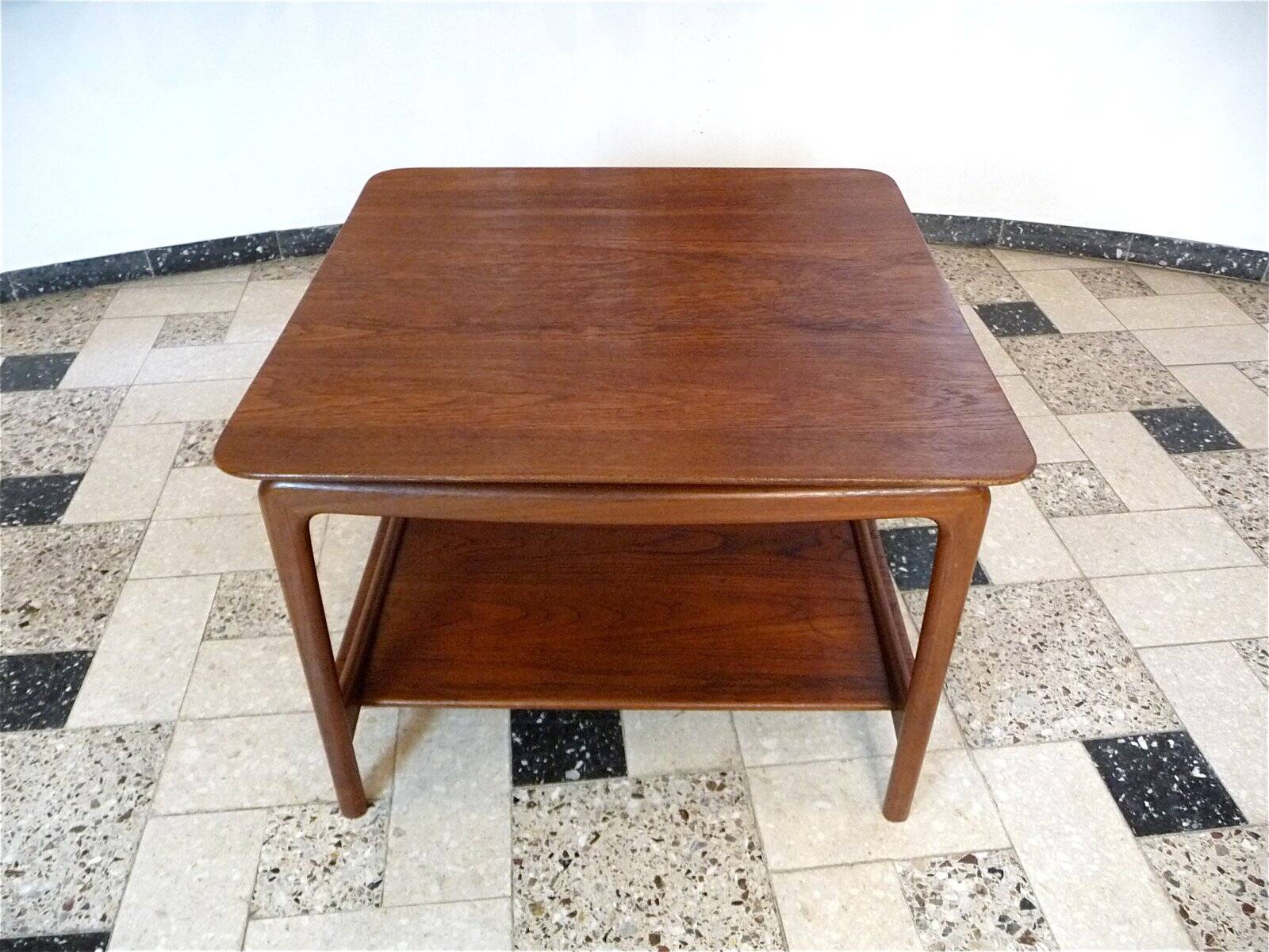 Danish teak coffee table by Hvidt & Mølgaard for France & Daverkosen, 1950s