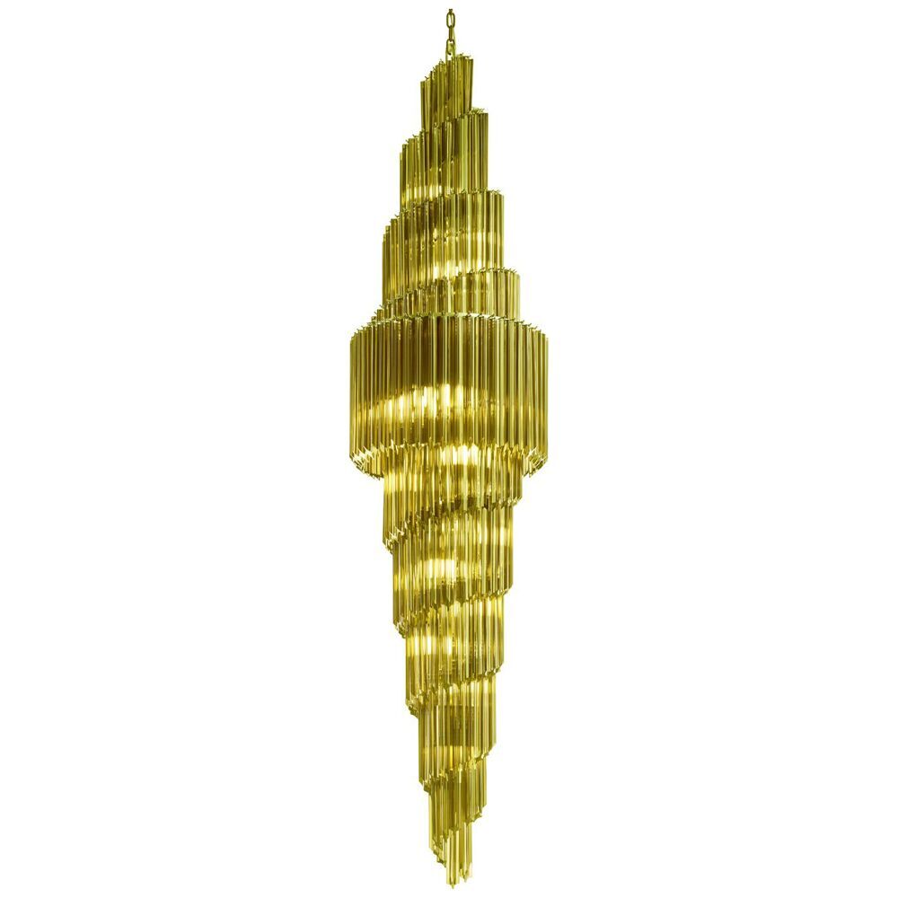 Quadriedro murano glass chandelier