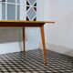 Scandinavian style wooden dining table