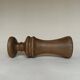 Turned wooden vase