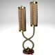 Midcentury brass tubular architectural table lamp, 1960s