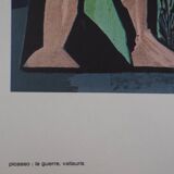 Pablo Picasso: The War - Color Lithograph