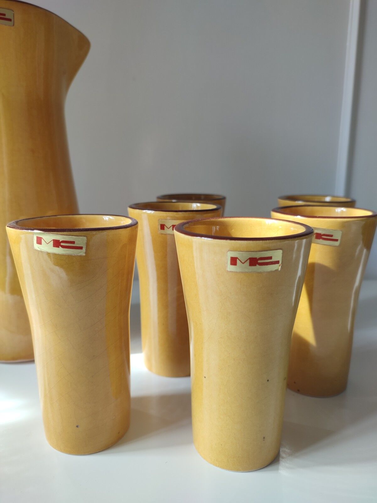 Ceramic orangeade service