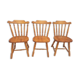 Trio Chairs Country Shaker