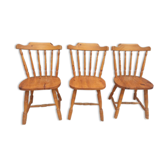 Trio Chairs Country Shaker