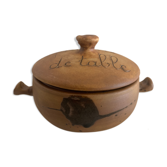 Ceramic table bin La Colombe, Vallauris